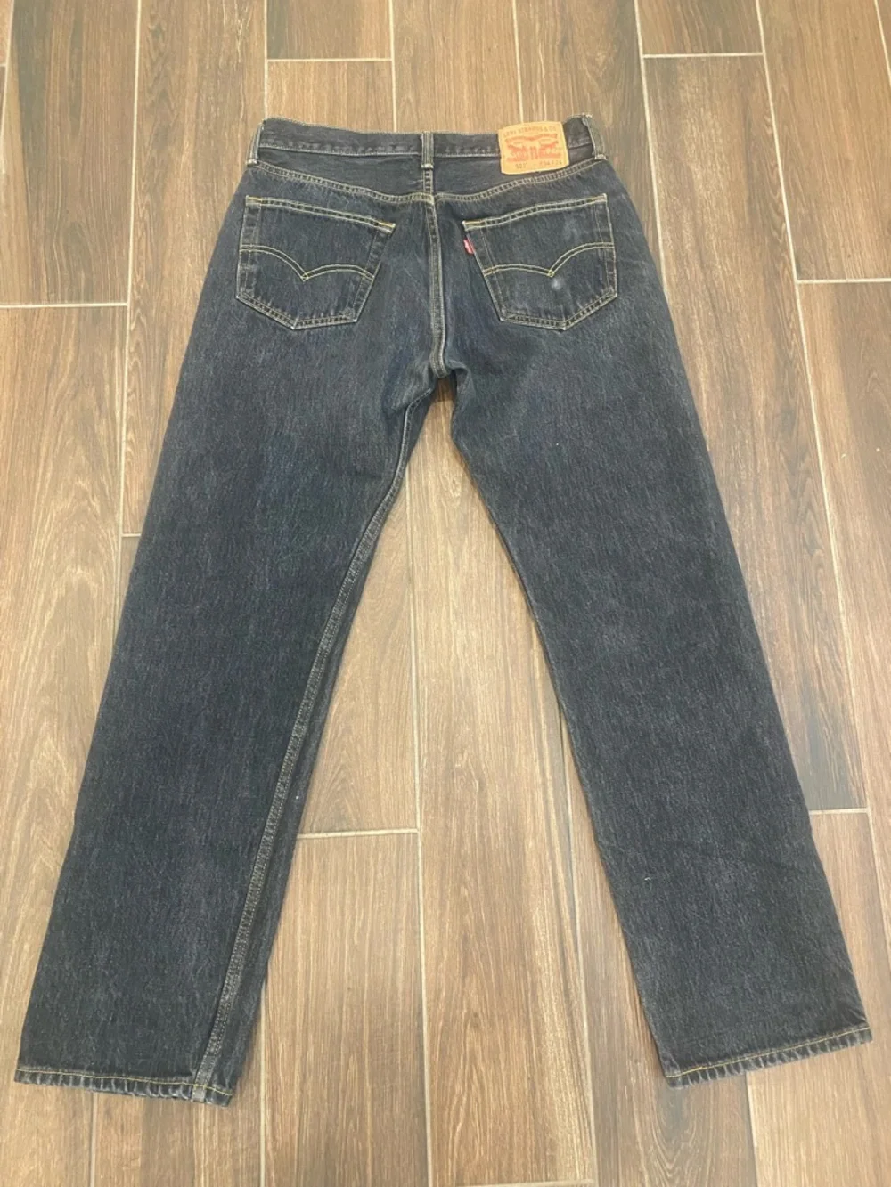 Levi's 501 Men's Black Straight-Leg Jeans GUC 34x34